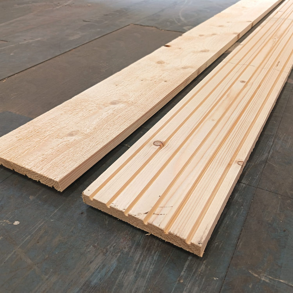 Planche épicéa non traité - brut de sciage - 18x150 - L=2,811m