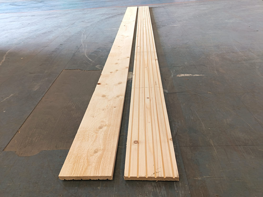 Planche épicéa non traité - brut de sciage - 18x150 - L=2,811m