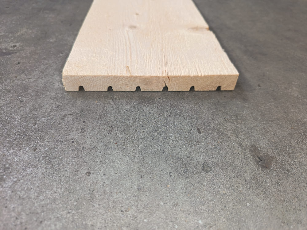 Planche épicéa non traité - brut de sciage - 18x150 - L=2,46m