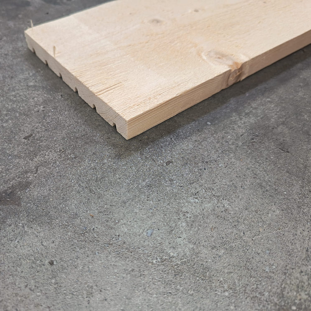 Planche épicéa non traité - brut de sciage - 18x150 - L=2,46m