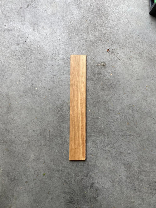 Contrecollé Bâton Rompu chêne européen verni incolore - 600 x 90 x 14/3 mm (24 lames / botte)