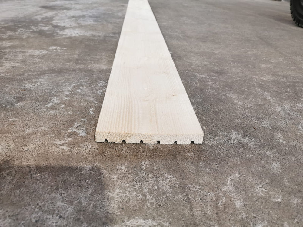 Planche épicéa non traité - brut de sciage - 18x150 - L=3m