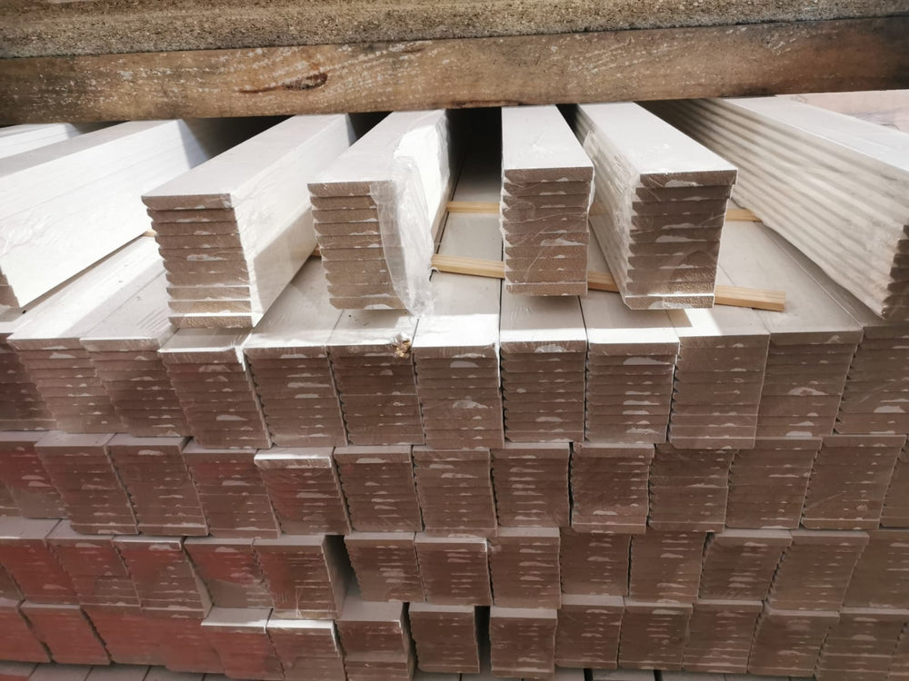 Plinthe MDF pré-peinte blanche - 10x60 - L=3,05m