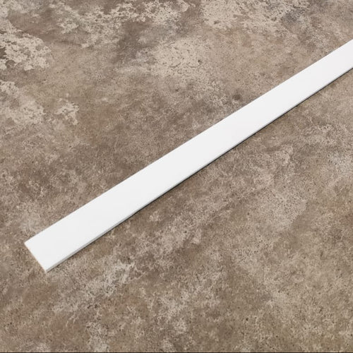 Plinthe MDF pré-peinte blanche - 10x60 - L=3,05m