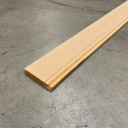 Plinthe MDF brut mouluré - 14x120 - L=2,4m