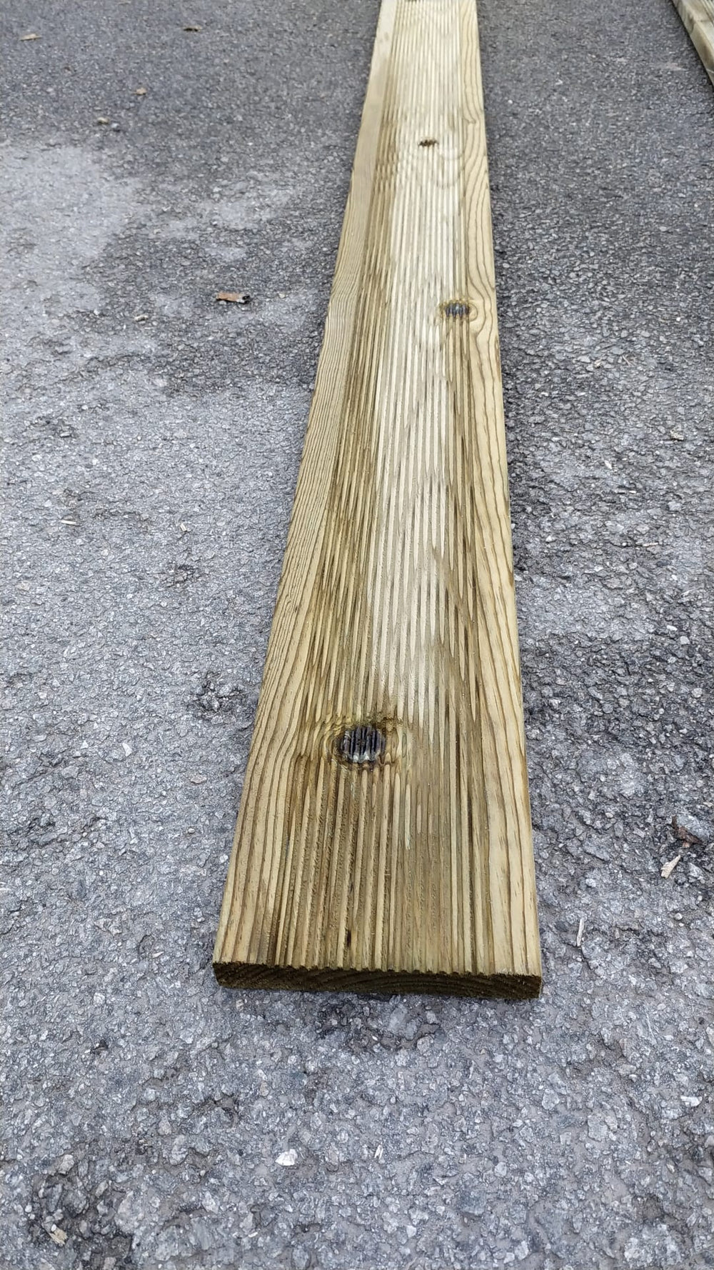 Lame de terrasse Tarano pin impregnée vert classe 4 - 24x145 - L=2,5m