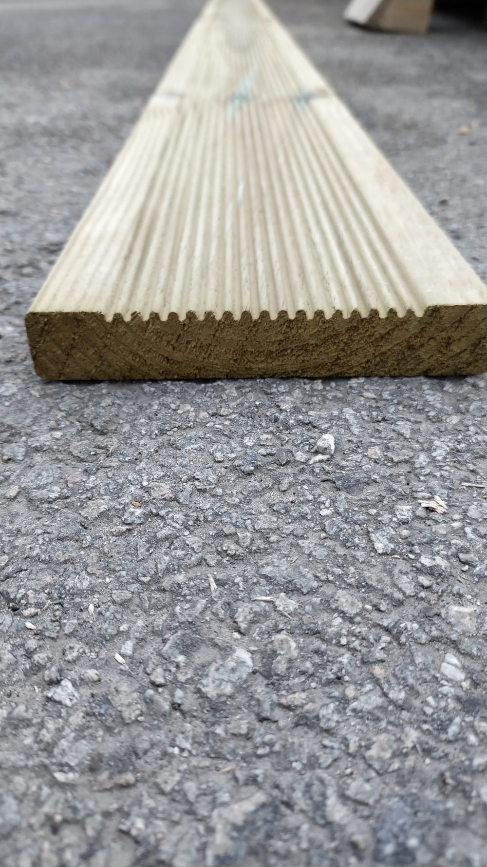 Lame de terrasse Tarano pin impregnée vert classe 4 - 24x145 - L=2,5m