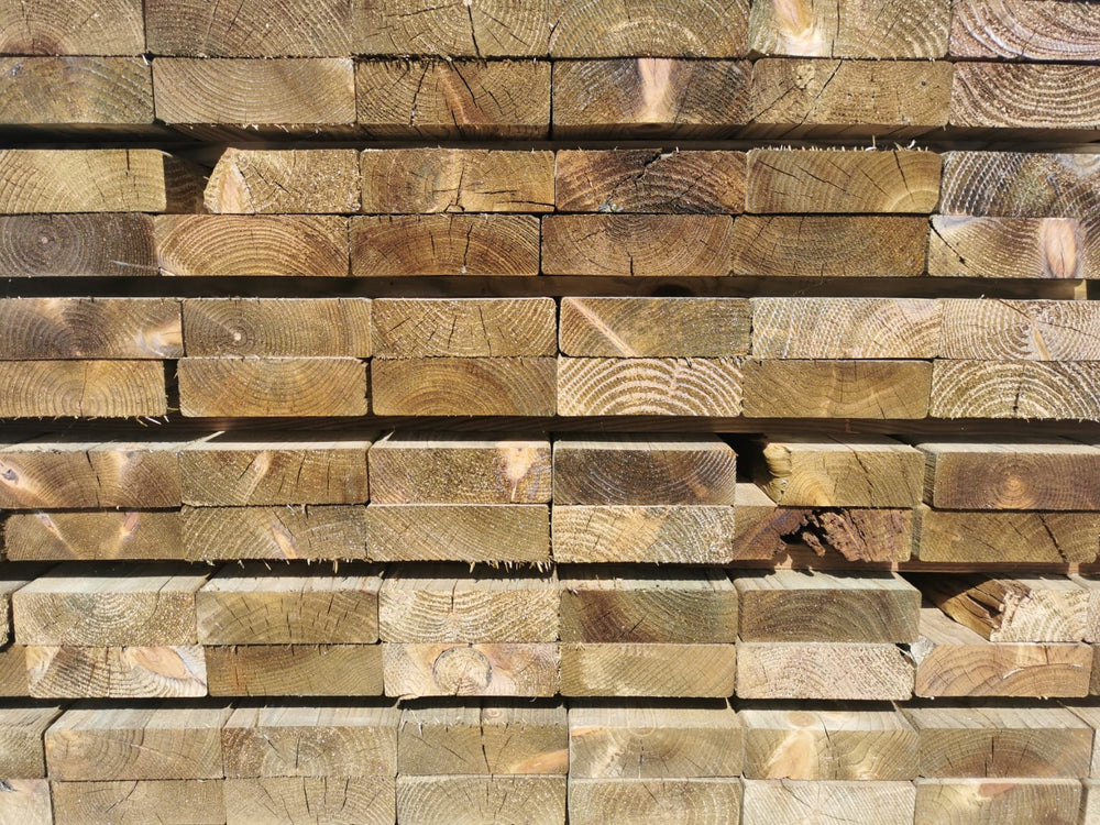 Bois d'ossature sapin épicéa classe 3 vert - 45x145 - L=3m