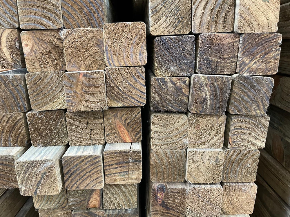 Tasseau douglas classe 3 vert - 40x40 - L=3m