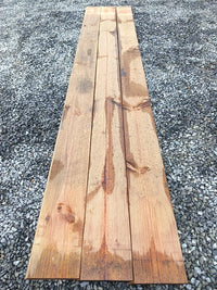 Lame de terrasse biseautée pin classe 4 bronze - 27x145 - L=2,1m