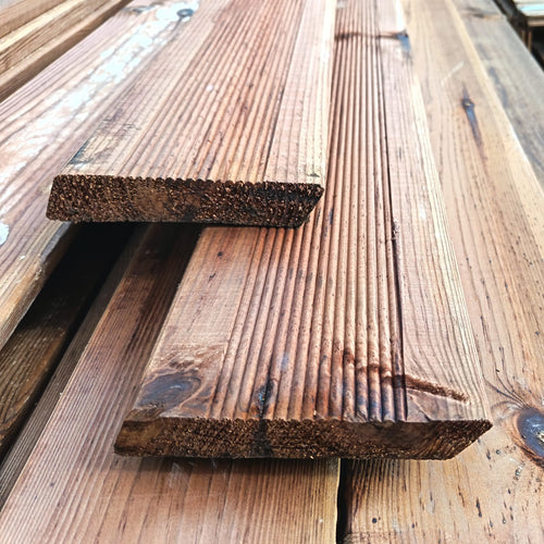 Lame de terrasse pin classe 4 bronze - 27x145 - L=4,5m