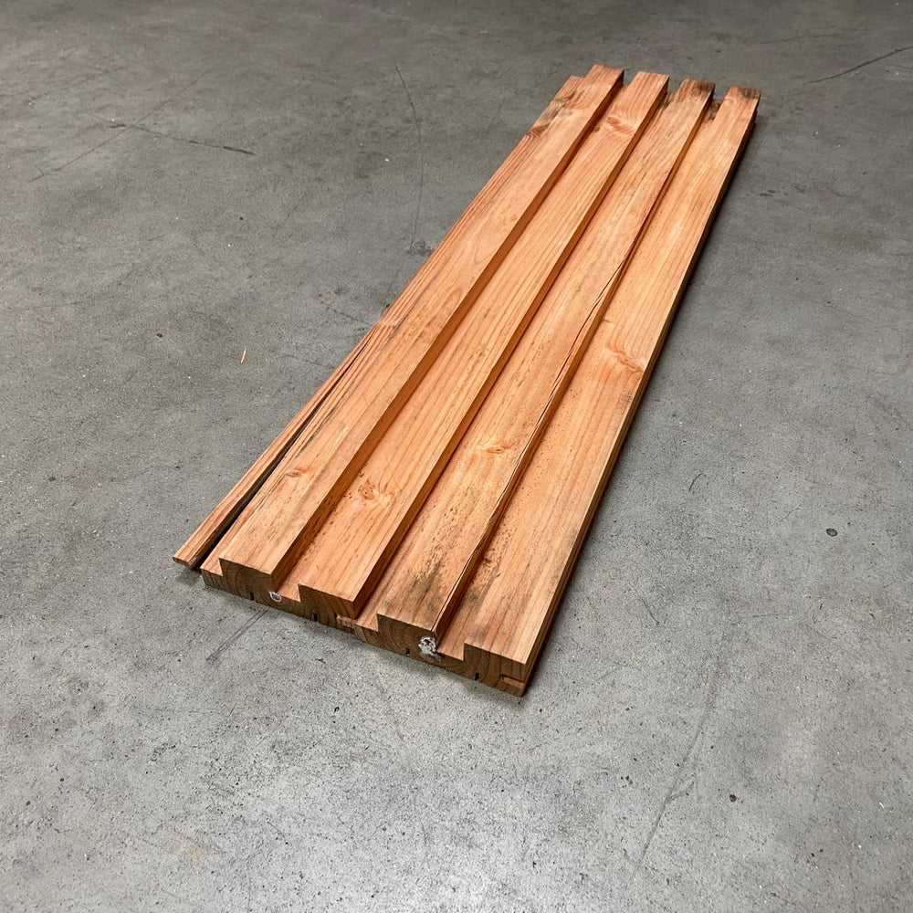 Chute de bardage bois massif résineux - sections variables - L=env 96cm