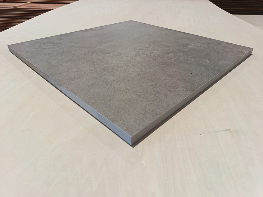 Carrelage extérieur grès cérame rectifié structuré couleur Sable - gamme Fast ref G336 - 60x60cm - Ep= 20mm - Novoceram