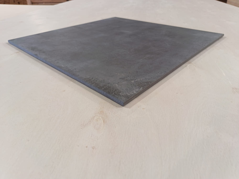 Carrelage intérieur grès cérame rectifié structuré couleur Graphite - gamme Matic ref J808 - 45x45cm - Ep= 8mm - Novoceram