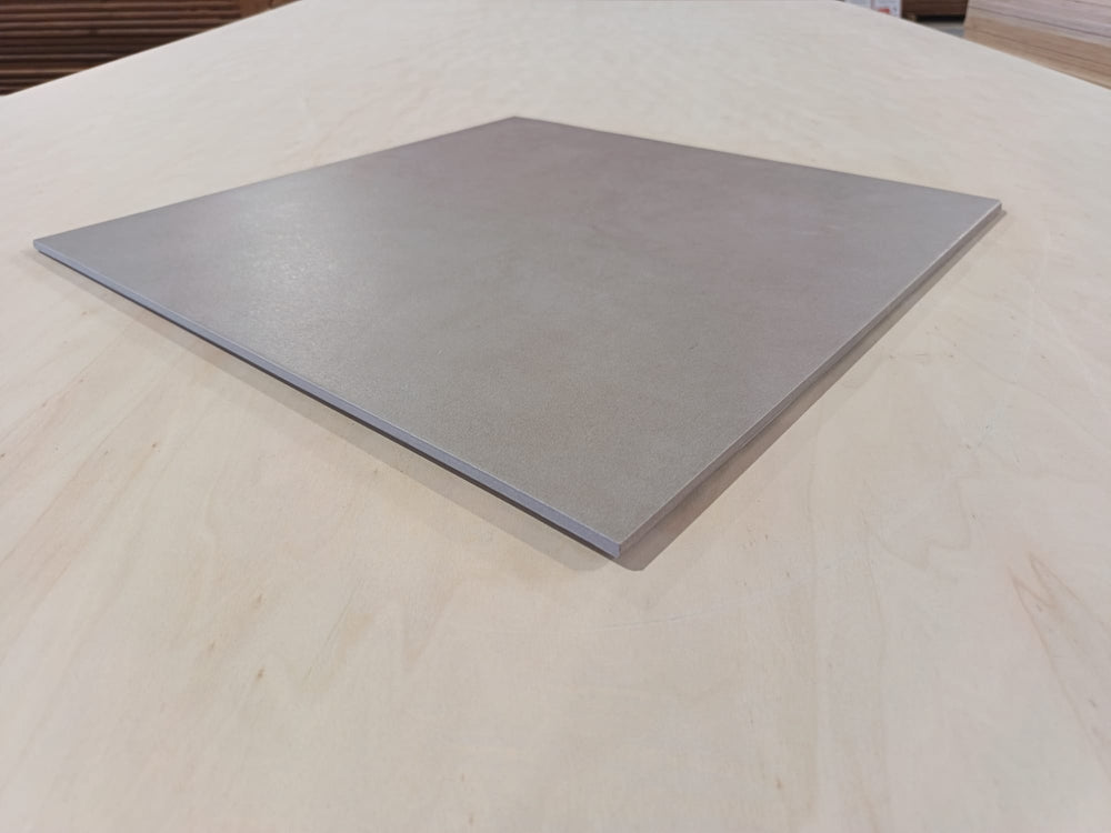 Carrelage intérieur grès cérame rectifié structuré couleur Taupe - gamme Domus ref F683 - 45x45cm - Ep= 8mm - Novoceram