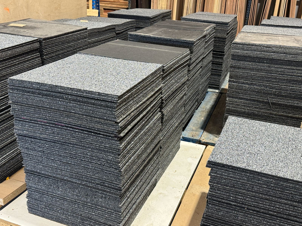 Dalle moquette gris - 500 x 500 mm - Interface Heuga 726