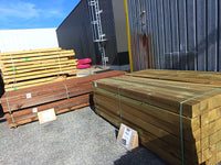 Poteau pin classe 4 vert - 145x145 - L=3m