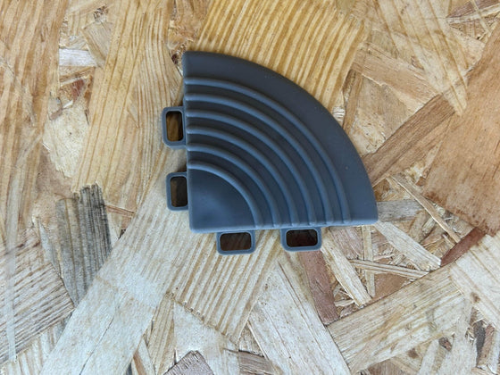 Angle pour dalle de garage - gris