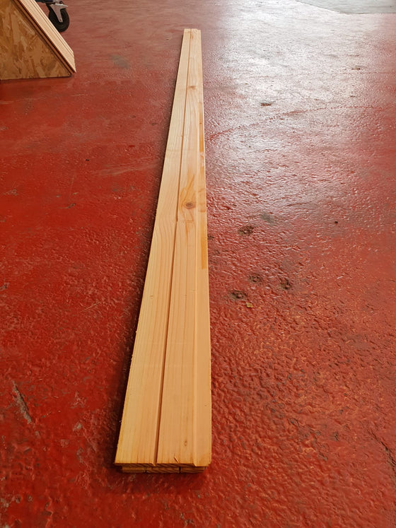 Bardage douglas classe 3 - 28x125 - L=4m (profil Arioso) — vue 4