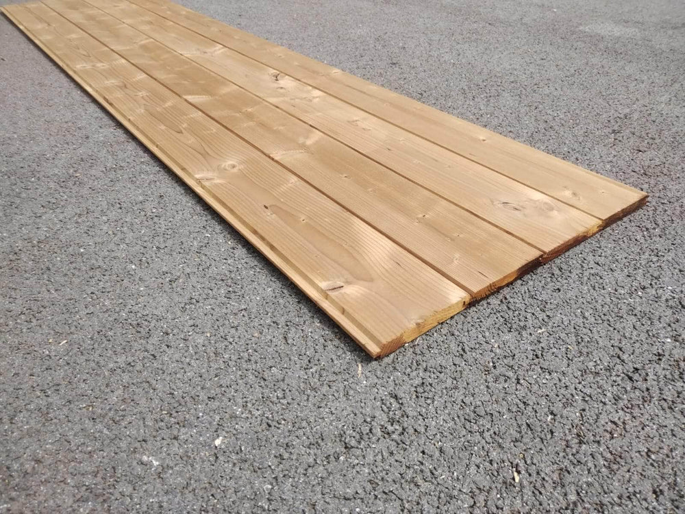 Bardage Epicea Classe 3 Thermowood (Profil TGV) - 19x130 - L=3,30m