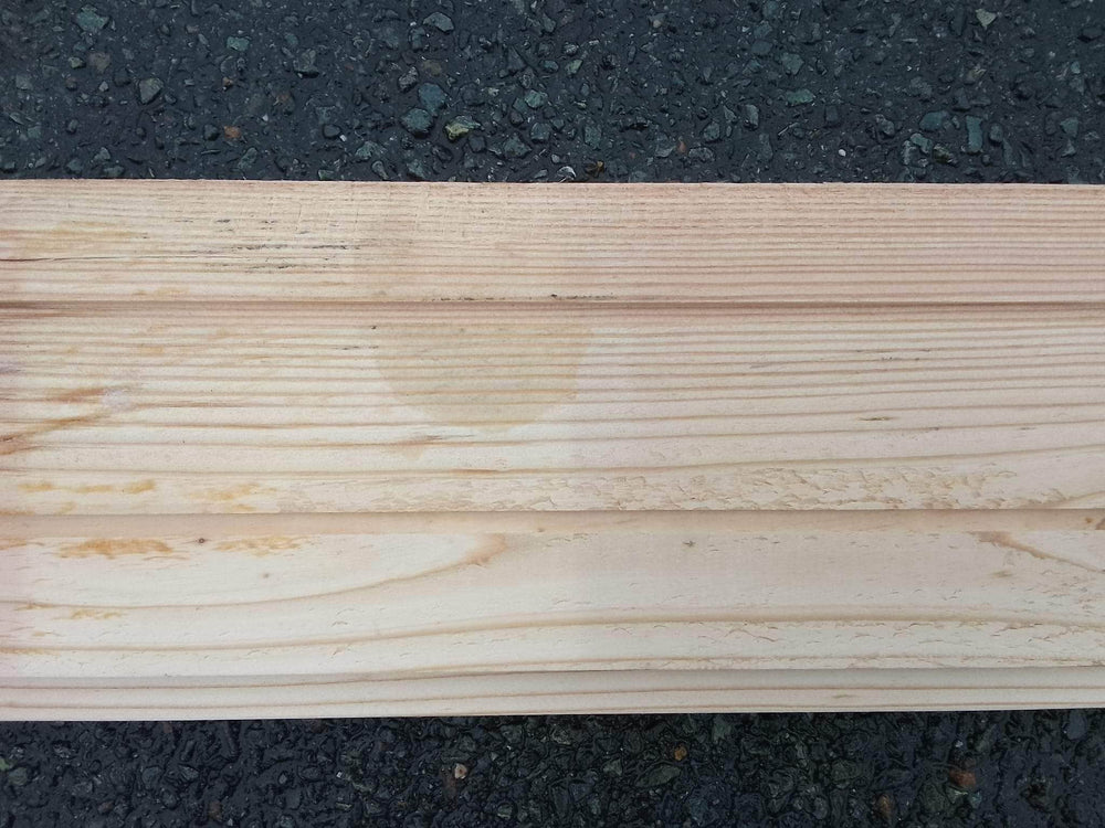 Bardage mélèze des Alpes rainé en bout - 26x125 - L=4m (profil Alga)