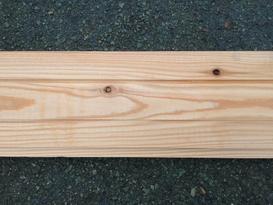 Bardage mélèze des Alpes rainé en bout - 26x135 - L=5m (profil Diablo)