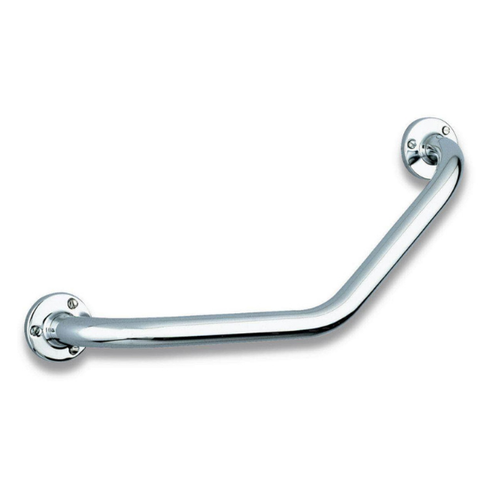Barre d'appui Delabie coudé 550 - 220x220mm diam 25