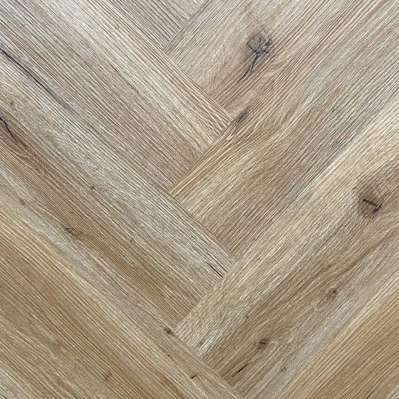 Lame PVC clipsable bâton rompu chêne - résidentiel - 640x128x5mm