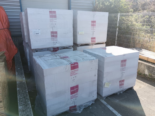 Bloc béton cellulaire - 625 x 500 x 130 mm - SIPOREX