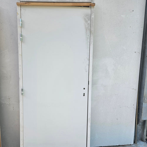Bloc - porte âme pleine blanc - 2040 x 930 x 100 mm (PG)
