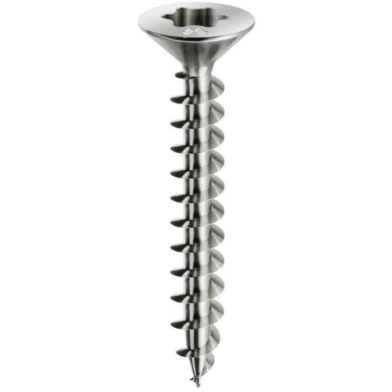 Boite de 200 Vis Acier 5x50 - Tete fraisée - Filetage partiel - Empreinte Torx