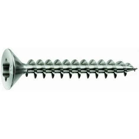 Boite de 200 Vis Acier 5x50 - Tete fraisée - Filetage partiel - Empreinte Torx