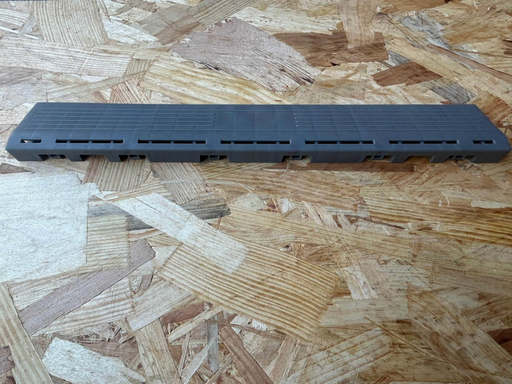 Bordure pour dalle de garage 395mm - mâle gris