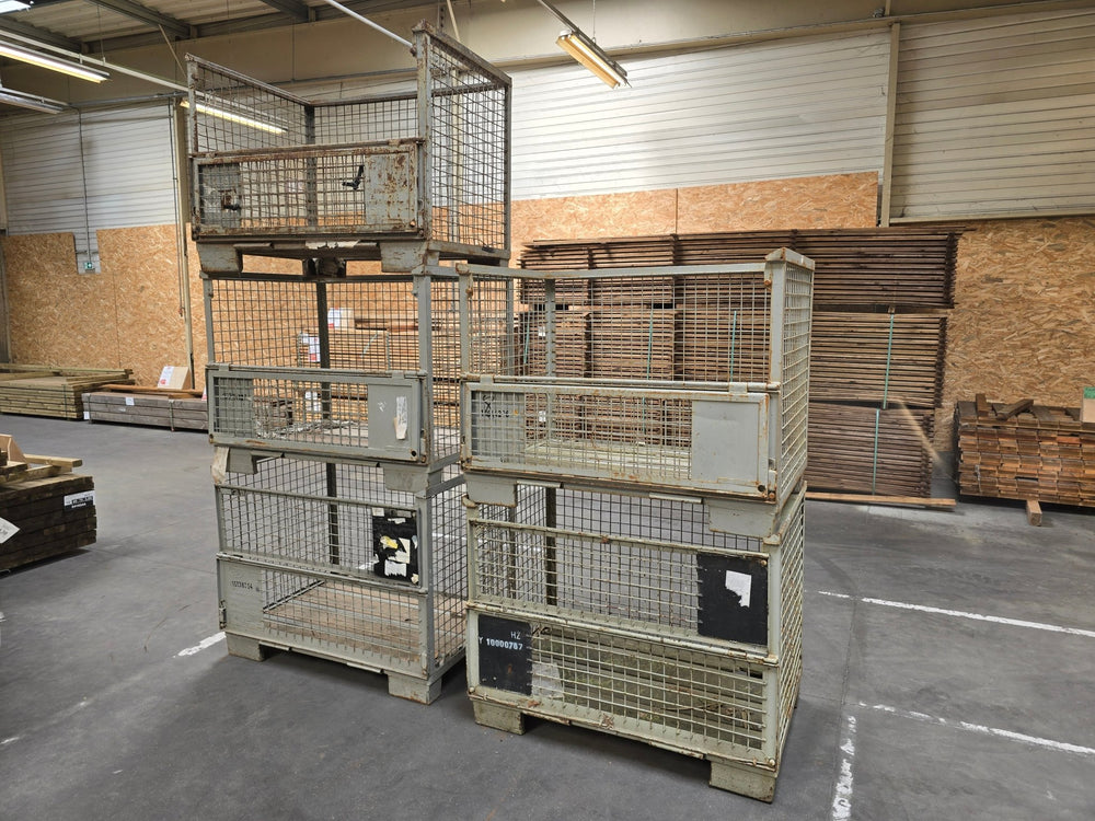 Caisse grillagée robuste - 1200 x 800 x 940 mm
