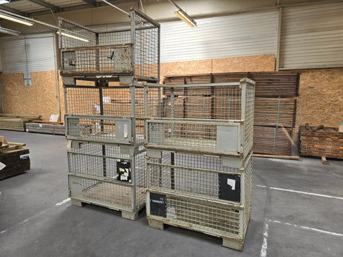 Caisse grillagée robuste - 1200 x 800 x 940 mm