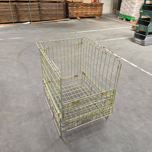 Caisse palette grillagée pliable - 800 x 600 x 830 mm