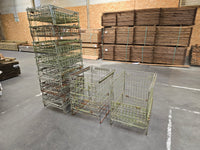 Caisse palette grillagée pliable - 800 x 600 x 830 mm