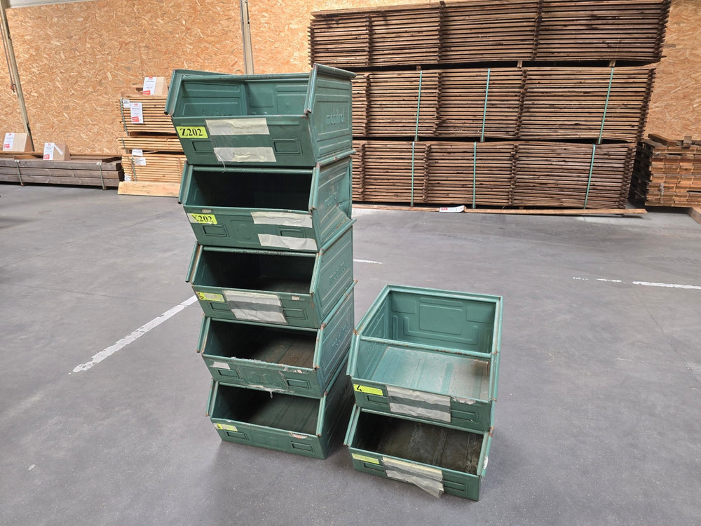 Caissette métallique empilable - 520 x 450 x 300 mm