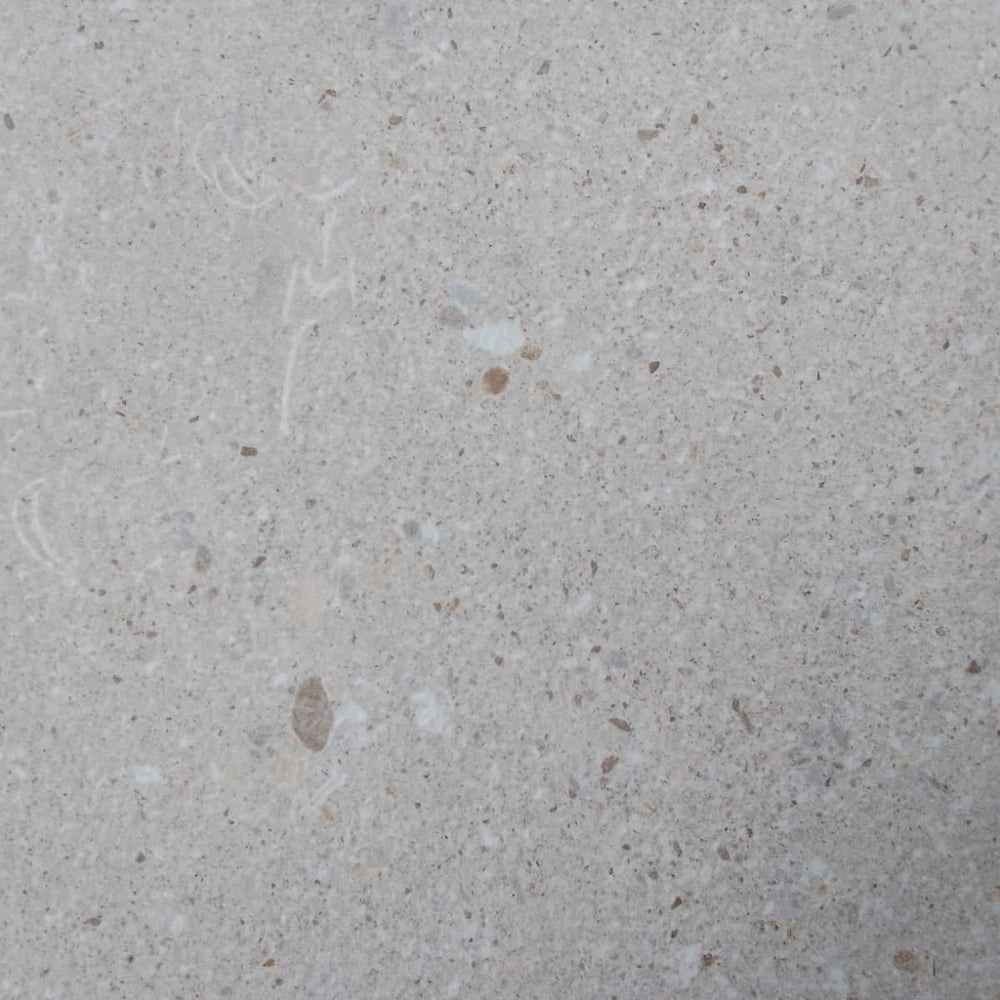 Carrelage extérieur Grès cérame Novoceram Gamme Otto structuré antidérapant rectifié épaisseur 20 mm Couleur ivoire - 60x60 cm ref G309