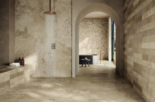 Carrelage extérieur Grès cérame Novoceram Gamme Solithe structuré antidérapant rectifié épaisseur 20 mm couleur Clair - 60x60 cm ref L062 (déclassé)