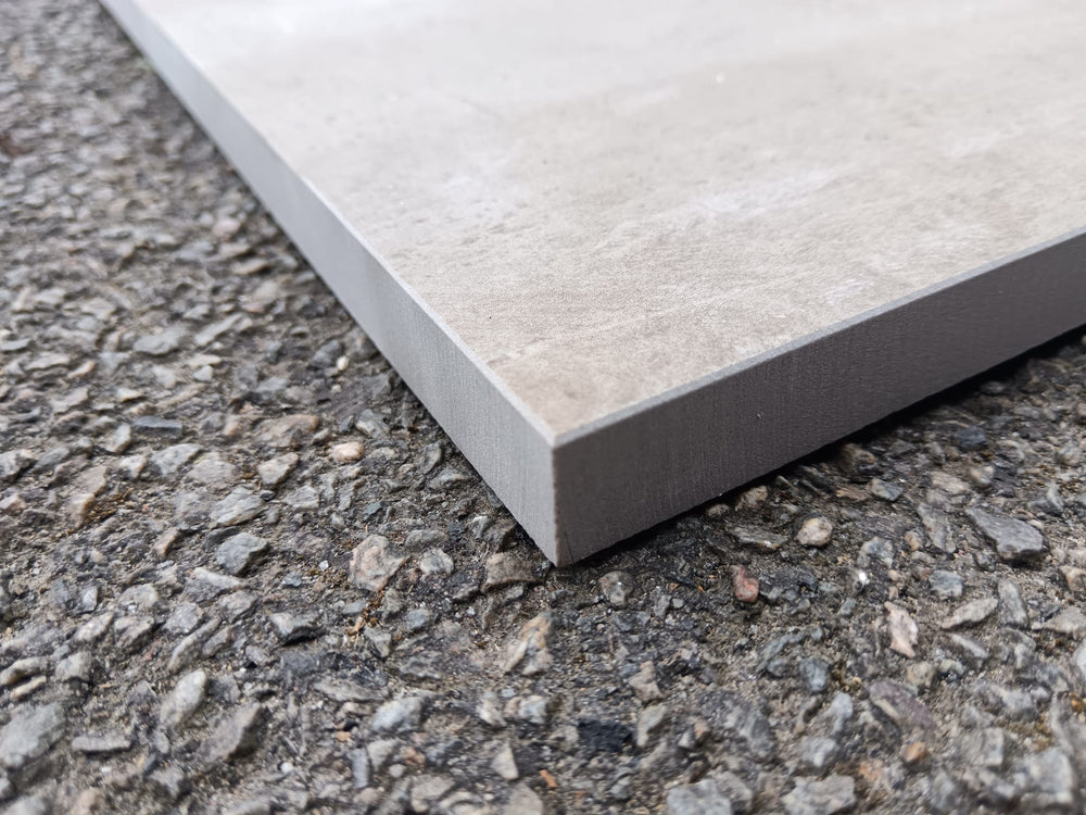 Carrelage extérieur grès cérame rectifié structuré couleur sable - gamme Matic ref L169 - 60x60 - Ep= 20mm - Novoceram