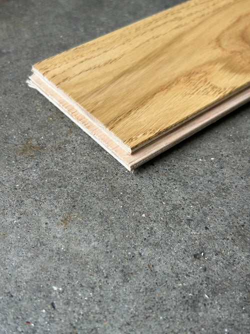 Contrecollé Bâton Rompu chêne européen huilé incolore - 600 x 90 x 14/3 mm - Lonson