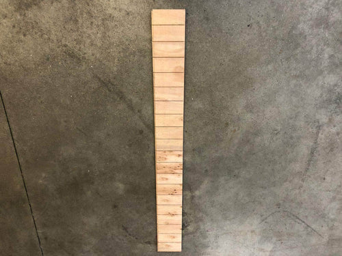 Contrecollé chêne européen naturel huilé incolore 400 - 1200 x 125 x 14/3 mm Lonson