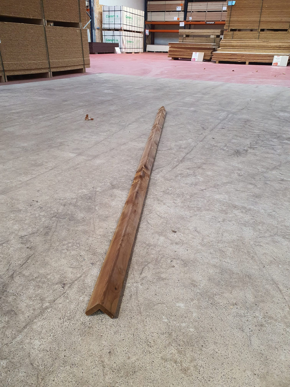 Cornière sapin classe 3 brun - 55x55 - L=2,4m