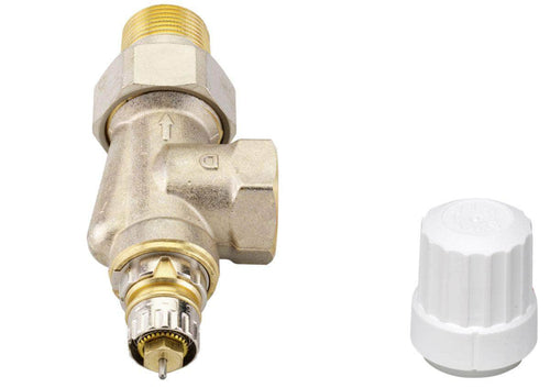Corps de robinet à KV réglable RA - IN 20, 3/4" équerre inversé 013G6595 DANFOSS