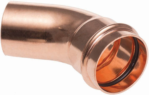Coude 45 Altech à sertir cuivre mâle femelle diamètre 22 mm sachet de 2 pièces