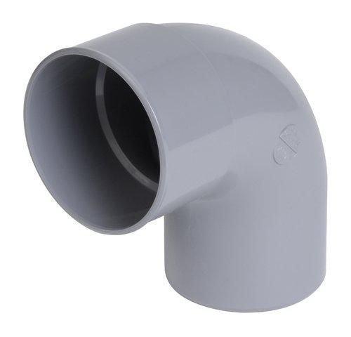 Coude mâle femelle 87°30 simple diamètre 75mm Réf. UCP8 NICOLL
