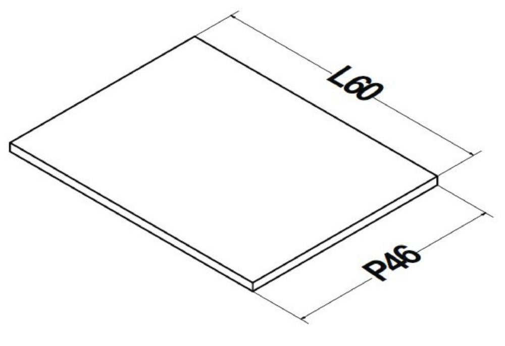 Cube Alterna Plénitude hauteur 30cm largeur 30cm profondeur 18cm Blanc brillant ALTERNA