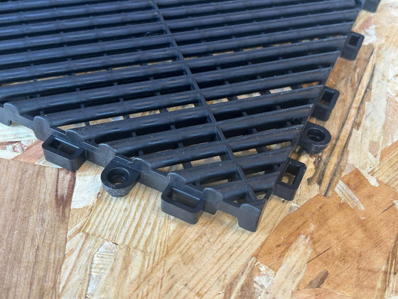 Dalle de Garage PVC Clipsable 400x400mm - noir