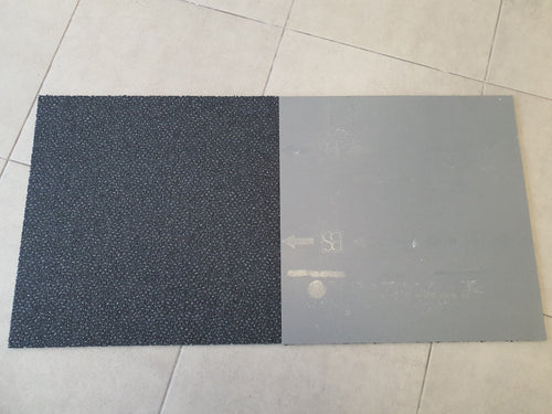 Dalle moquette gris - 500 x 500 mm (déconstruction)